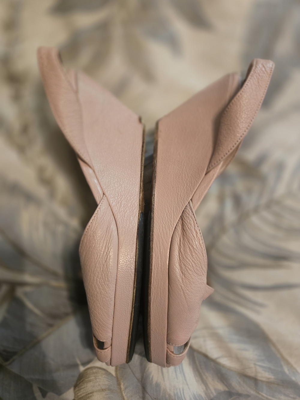 See By Chloe Pink Leather Slingback Sandals 7 So So Cute - Picture 4 of 8